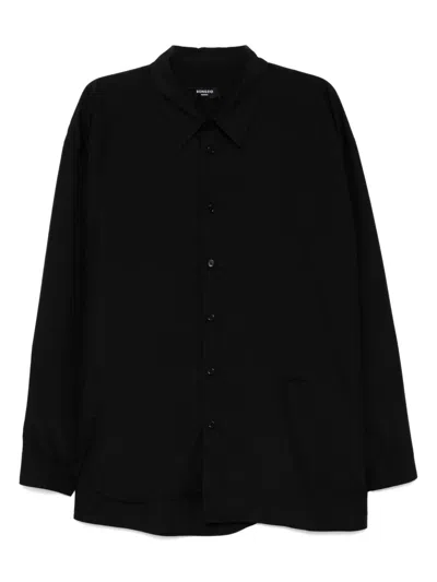Songzio Asymmetric Shirt In Black