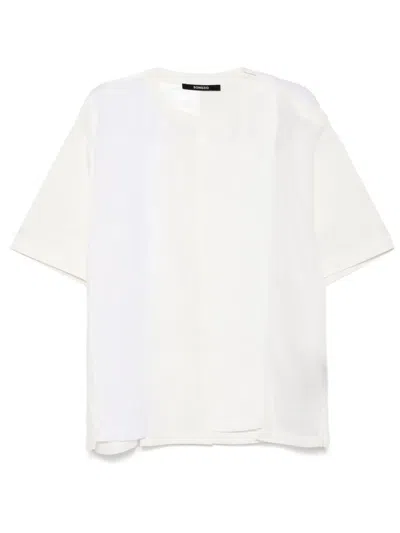 Songzio Asymmetrisches T-shirt In Weiss