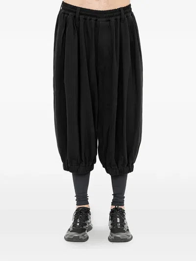 Songzio Bias Sarouel Track Pants In Black