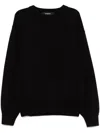 Songzio Underdart Dolman Jumper In Black