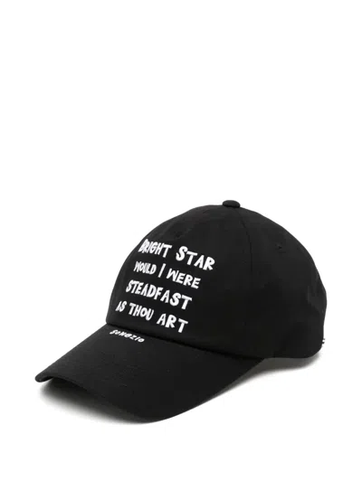 Songzio Bright Star Ball Cap In Black