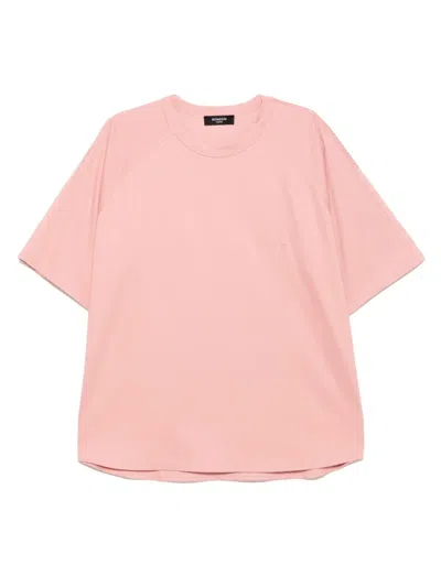 Songzio Bright-star Painted T-shirt In Pink