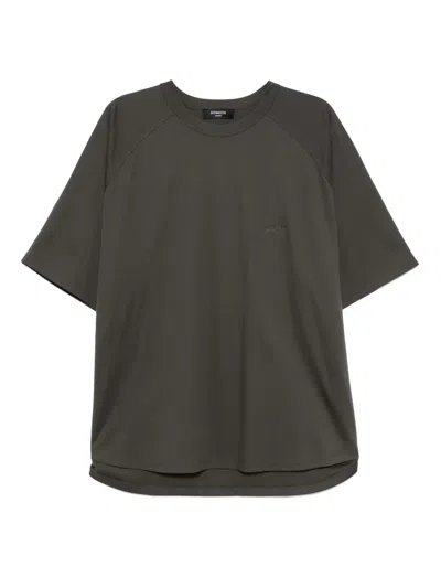 Songzio Bright-stars Painted T-shirt In Gray