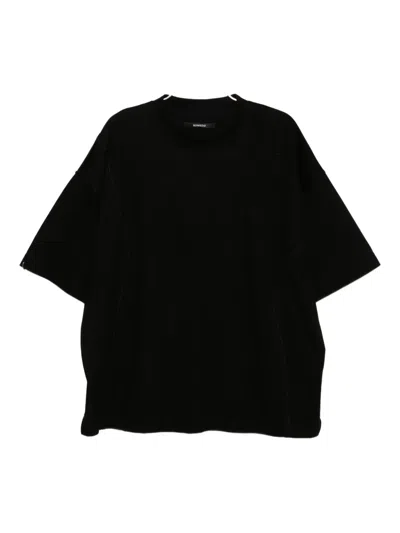 Songzio Cardinal Painted T-shirt In Black
