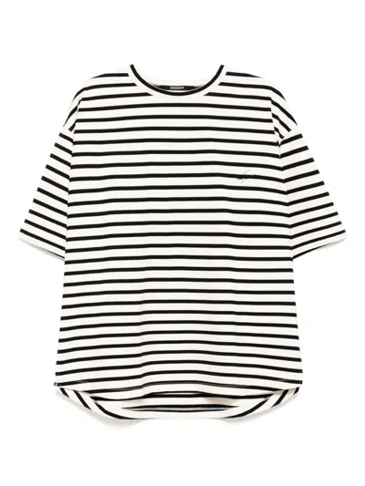 Songzio Charlot Paris Label T-shirt In Neutrals