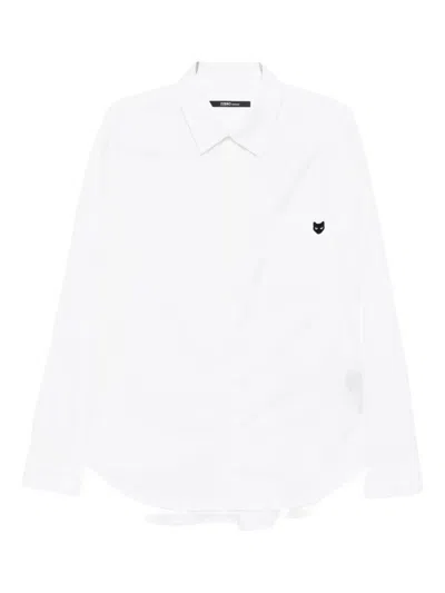 Songzio Classic Panther Shirt In White