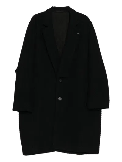 Songzio Cocoon Coat In Black