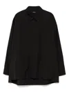 Songzio Cocoon Volume Shirt In Black
