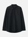 Songzio Collarbone Shirt In Black