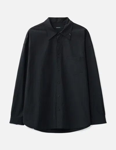 Songzio Collarbone Shirt In Black