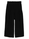 Songzio Dart-detail Wide-leg Pants In Black