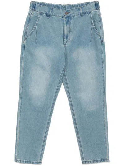 Songzio Dart Tapered Jeans In Blue
