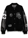 Songzio Dc Universe Varsity Bomberjacke In Schwarz