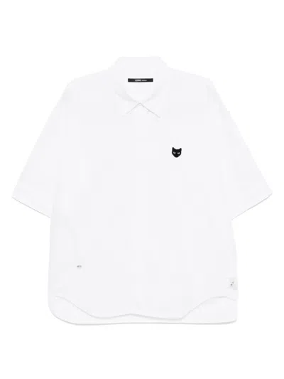 Songzio Deviant Half Shirt In White
