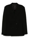 Songzio Double Breasted Blazer In Black