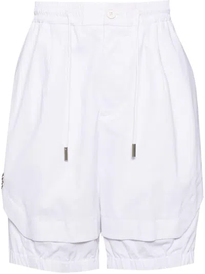 Songzio Elasticated Waistband Shorts In Weiss