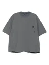 Songzio Embroidered-print T-shirt In Gray