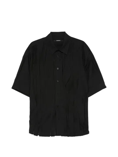 Songzio Fragment Short-sleeve Shirt In Black