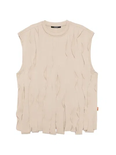 Songzio Fragment Vest In Neutral