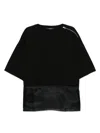 Songzio Ghost-layered T-shirt In Black