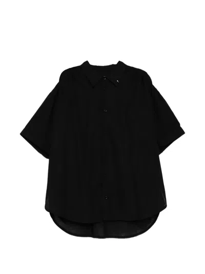 Songzio Graphic-embroidered Shirt In Black