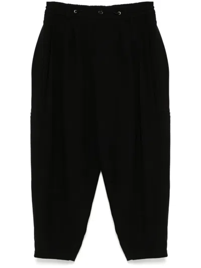Songzio Inset Pockets Pants In Black
