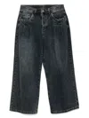 Songzio Level Volume Wide-leg Jeans In Blue
