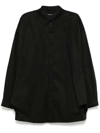 Songzio Long-sleeved Shirt Jacket In Black