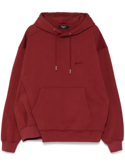 Songzio Long Sleeves Hoodie In Red
