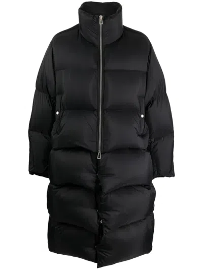 Songzio Meta Long Puffer Jacket In Black