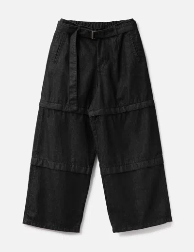 Songzio Meta Plated Denim In Black