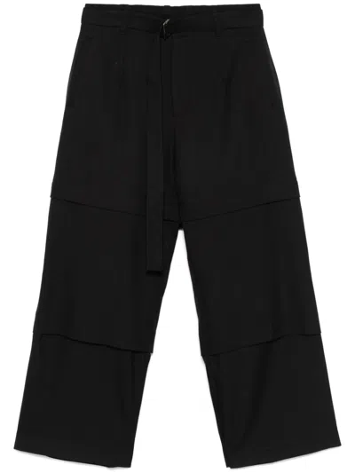 Songzio Meta Plated Trousers In Black