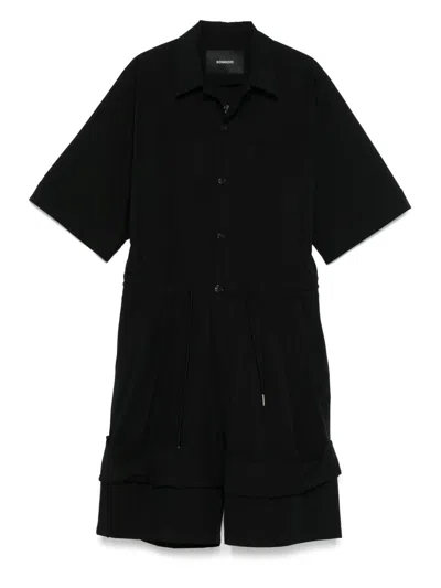 Songzio Meta Poetry Jumpsuit In Black