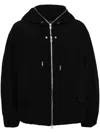 Songzio Multi-dart-embroidered Hooded Jacket In 黑色