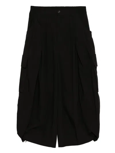 Songzio Multi-pleat Trousers In Black