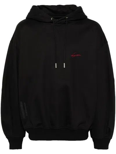 Songzio Night Thieves Title Hoodie In Black