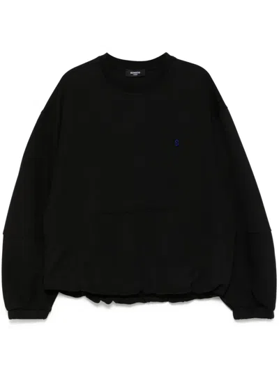 Songzio Origin Paris Cocoon Sweatshirt In Black