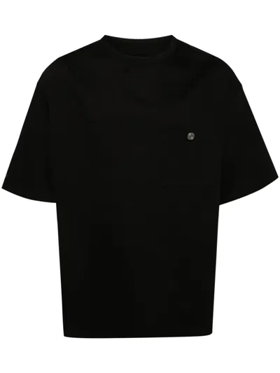 Songzio Origin Paris Cotton T-shirt In Schwarz