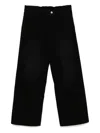 Songzio Level Volume Wide Jeans In Black