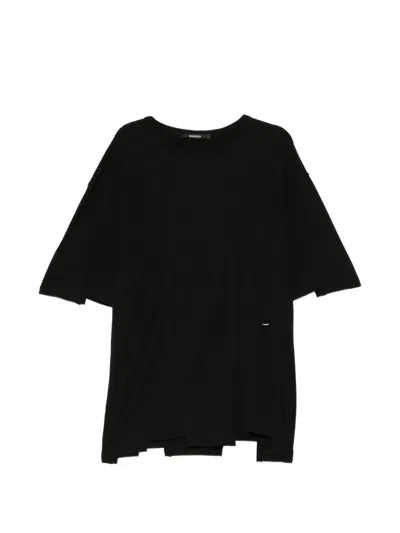 Songzio Panelled Asymmetric T-shirt In Blue