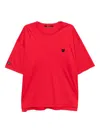 Songzio Panther Curve Cut T-shirt In Red