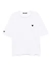 Songzio Panther Curve Cut T-shirt In White