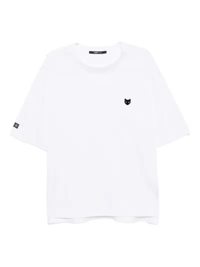 Songzio Panther Curve Cut T-shirt In White