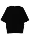 Songzio T-shirt Mit Lockerem Schnitt In Schwarz