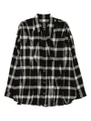 Songzio Plaid Shirt In Black