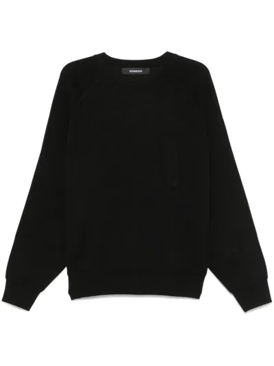 Songzio Plated Sweater In Schwarz