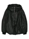 Songzio Pleated Down Jacket In Black