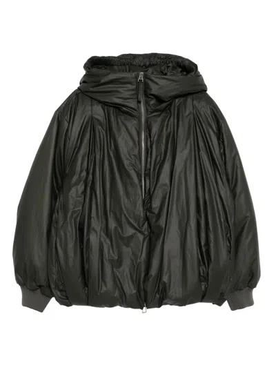 Songzio Pleated Down Jacket In Gray