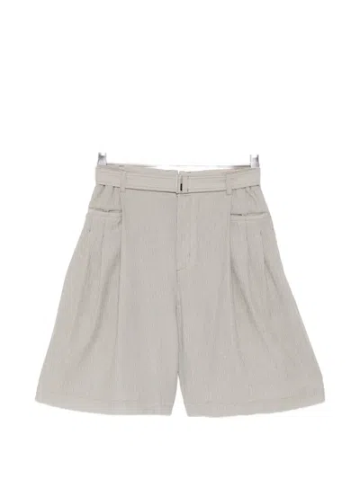 Songzio Pleated Shorts In Neutral