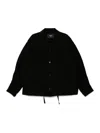 Songzio Polydart Collared Jacket In Black